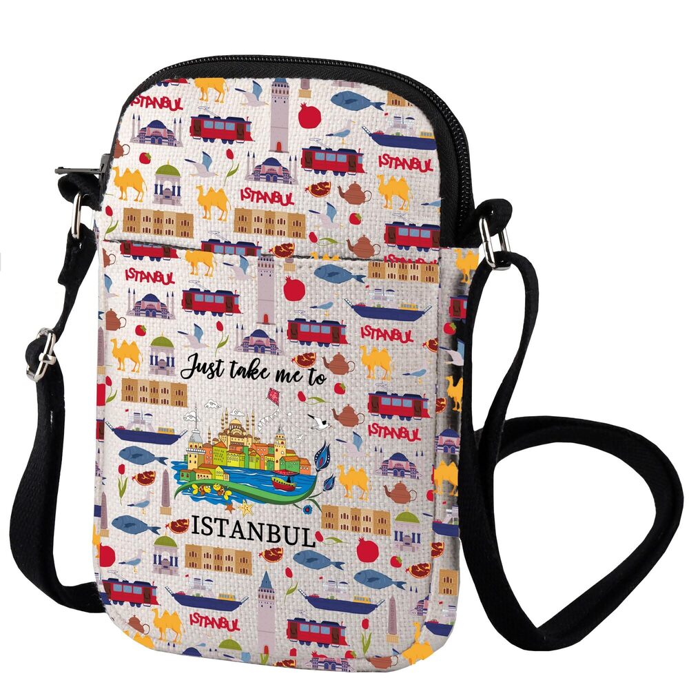 9882 Istanbul Crossbody Bag Istanbul Landmarks Gift Turkish Handbag Turkey